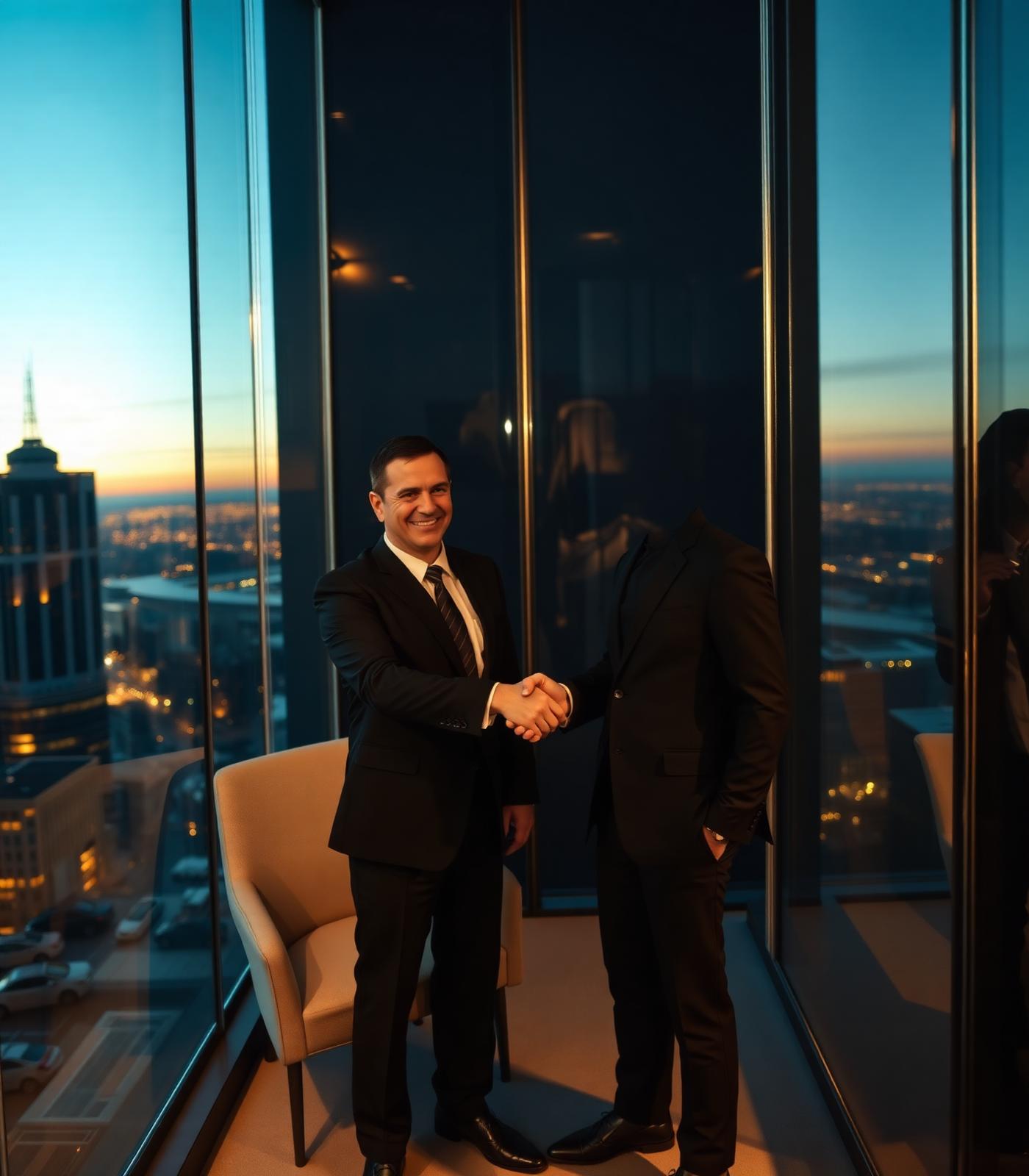 Zwei Partner besiegeln die Zusammenarbeit
